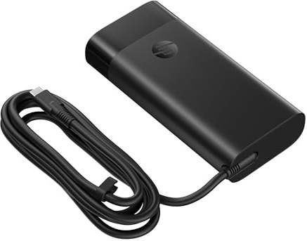 Adaptador de Corriente HP USB-C 140W B7NM4AA Cargador portátil 140W para portátiles y Dispositivos USB-C con Carga rápida, Segura e Inteligente