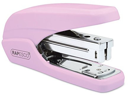 Rapesco 1339 X5-25ps Less Effort Heftgerät, 25 Blatt Heftleistung, Rosa