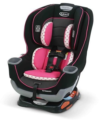 Graco Extend2Fit Kenzie, 2-in-1 Convertible Car Seat for Infants to Toddlers with Advanced Safety Features