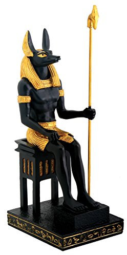 Sitzende Anubis Statue - Sammlerfigur Statue Skulptur Figur