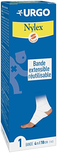 Urgo Nylex Bande Extensible Réutilisable 4m x 10 cm