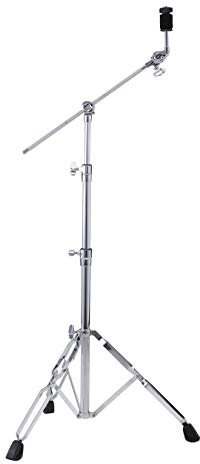 Pearl BC830 Doppelstrebiger Beckenständer, mittelschwerer Galgenständer mit getriebeloser UniLock-Beckenkipper, dreistufiger Höhenverstellung und stabilen doppelstrebigen Beinen.