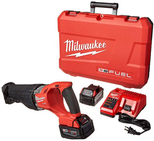 Milwaukee 2720-22 M18 Fuel Sawzall - Kit per sega alternativa, con 2 batterie
