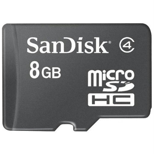 SanDisk microSD 8 Go 8 GB MicroSD Memory Card – Memory Cards (8 Go, MicroSD, Black)