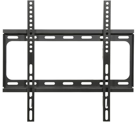 26 - 65 Fixed TV Wall bracket for LED, LCD, 3D, Plasma, Flat Screen TV - Super Strong 30Kg Weight Capacity