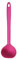Kochblume Schöpfkelle S | Premium-Silikon | Hitzebeständig | Spülmaschinenfest | 26cm | Farbe: pink
