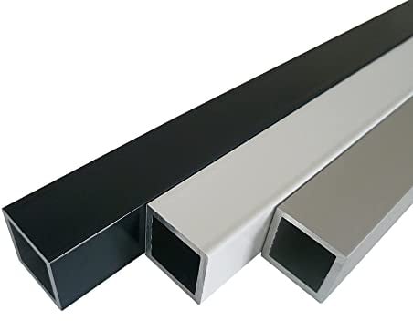 B&T Metall Aluminium Vierkantrohr RAL 7016 anthrazit 30x30x2mm Länge 2000 mm
