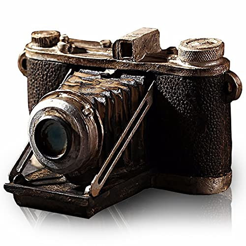 Tong Yue Vintage Vieux Mode Résine Camera Style européen Ornement pour Home Bar Décoration