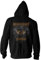 Harley-Davidson Military - Men's Custom Zippered Hoodie with Unique Skull Eyes Back Graphics - Overseas Tour | Smoking Eyes