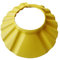 Yardwe Baby Duschhaube Shampooschutz Kopfhaube Wasser Spritzschutz Shampoo Augenschutz (Gelb)