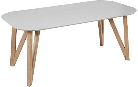 SalesFever Esstisch, MDF, grau, 180x90