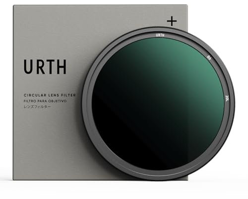 Urth 86 mm Variabler Graufilter ND8-128 (3-7 Stop) ND Filter (Plus+)