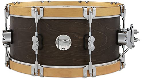 Pacific Drums Concept Classic Snare, 14 x 6,5, Walnut Stain, gebeizte Naturholz-Spannreifen