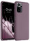 kwmobile Funda para Xiaomi Redmi Note 10 / Note 10S Carcasa - Ultrafina de TPU y Silicona con Bordes elevados anticaídas - violteta Ciruela