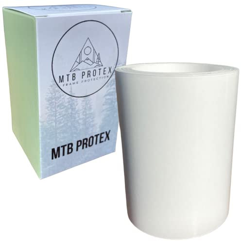 75mm Bike Frame Protection Tape – Helicopter Tape Self Adhesive - Clear Gloss – Protect Your Bike from Scratches, Scrapes and Chips (75mm x 1M)