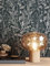 Newroom Design Tapete Schwarz Vliestapete Leicht Glänzend - Blumentapete Floral Anthrazit Dunkelblau Blumen Blätter Romantisch inkl. Tapezier-Ratgeber