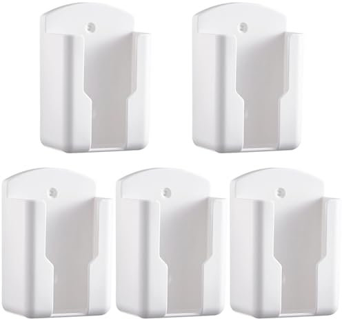 ULTECHNOVO Fernbedienungshalter, Universal Halterung Fernbedienung Wandhalterung Fernbedienung Halterung, Für Fernbedienung Smartphone Kamm Make Up Pinsel, 5er Pack