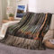 Fleecedecke XL, Kuscheldecke Bunt Strick Warm Grün Sofaüberwurf Flanell Baum Sofadecke Couchdecke 180X220CM