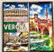 Generisch Touristisch Kühlschrankmagnet - Quadratisch, Rot, Epoxid-Magnet, 1 Stück, Motiv aus Verona, Italien