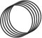 VGOL 5Pcs 70mm O Ring Ersatz Gummi Dichtringe Dichtung Unterlegscheibe Zubehör für Wasserhahn Haushalt Pipeline Hydraulische Pipeline Schwarz