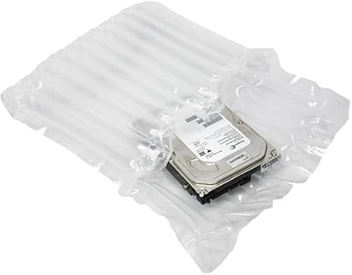 2.5 3.5 HDD SSD Hard Drive Inflatable Packaging Air Sac Bags Protection for Shipping Courier Postal with Handheld Pump (HDD AIR SAC, PACK OF 10 (Including Pump))