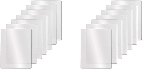 Fegtrty Lot de 14 tapis de planche à découper en plastique souple transparent givré pour cuisine 44,5 x 30,5 cm