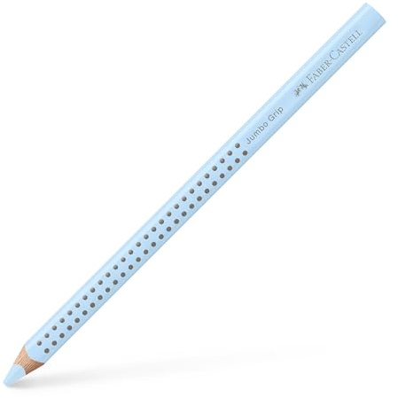 Faber-Castell 114846 Jumpo Grip Bleistift, Pastellblau