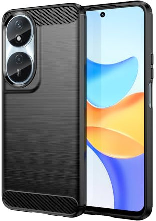 YKNIUFLY Housse étui pour Honor 90 Smart Coque, TPU Souple, Anti-Chute, Antichoc, Étui Cover pour Honor 90 Smart.(Noir)