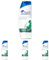 Head & Shoulders Head & Shoulders Juckende Kopfhaut Anti-Schuppen-Shampoo, Bis Zu 100 Prozent Schuppenschutz Für Haare Und Kopfhaut, Klinisch Bestätigt, Dermatologisch Getestet, 300ML (Packung mit 4)