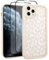 UZEUZA Compatible with iPhone 11 Pro Case, Cheetah Print Shockproof Soft TPU Protective Case for Women Girls, Slim Anti Scratch Leopard Case for iPhone 11 Pro 5.8 Inch,White