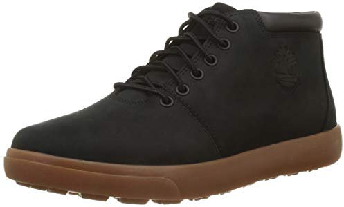 Timberland Ashwood Park WP Leather Chukka, Scarpe da Ginnastica Uomo, Black, 41 EU Larga