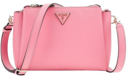 GUESS Noelle Tri Compartment Crossbody Bag Pink