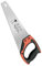 14 Inch Wood Hand Saw, Non-Slip Ergonomic Handle Rustproof Wood Saw, 11 TPI Universal Handsaw for Woodworking-Orange