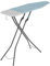 Folding Vertical Ironing Board with Cover and Rest And Hook Ironing Rack Heavy Sturdy Metal Frame Legs Iron Stand (12''*43'')