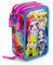 L'ERBAVOGLIO Estuche escolar de 3 cremalleras original con 44 piezas, Rainbow High (Fucsia/Arcoíris), Portalápices para niños