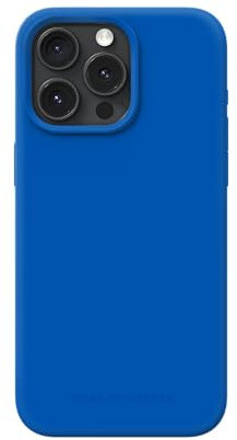 IDEAL OF SWEDEN Griffige Silikon-Handyhülle Kompatibel mit Magsafe mit Einer glatten Haptik und leichtem Gefühl - Schützende stoßfeste für iPhone 15 Pro Max (Cobalt Blue)