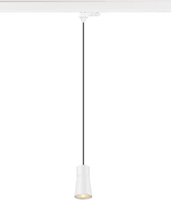 SLV PURI 2.0 Cone, 3~ Pendelleuchte, GU10, Pendellänge 200 cm, 1x max. 6 W, weiß