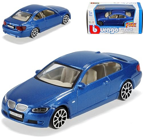 Generisch B*M*W E90 E 90 3er 3 Er Coupe Blau 1/43 Burago Burago Modellauto Modell Auto