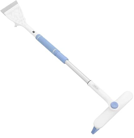 Sosoport Raschia-Neve per Spazzola per Neve per Camion Adatta Diverse Condizioni Atmosferiche Raschiaghiaccio per Parabrezza Auto Estensibile Strumento Rimozione Neve Efficiente