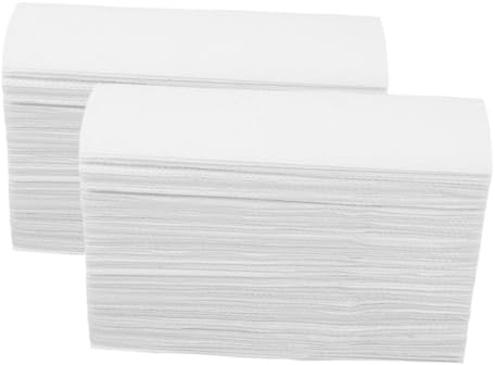 SHERCHPRY 2er Pack Weiche Saugstarke Handtücher aus Papier Pack Robust und Reißfest Geeignet für Hotel Restaurant Gastronomie Hygienisch für Badezimmer und Öffentliche Bereiche