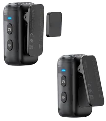 ERYUE Microphone Lavalier sans Fil, Son de qualité Studio, avec Enregistrement Flottant 32 Bits, Micro à Revers Portable pour la Diffusion de Conférences (BOYAMIQUE 2-02)