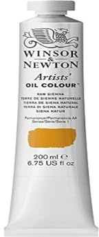 Winsor & Newton Artists' Oil Paint, 200ml Tube, Raw Sienna