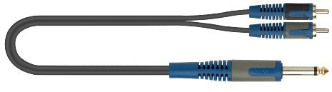 Roksolid RKSA/160-5 - Cable RCA jack (6.3 mm, profesional, mono, macho, 5 m)