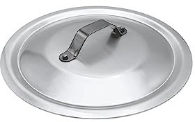 Pentole Agnelli ALMA12960 Couvercle Rond Lourd avec Pont, Acier Inoxydable, 60 cm