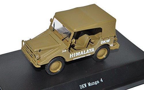 Starline DKW Munga 4 Himalaya Expedition 1958 Cabrio Braun 1/43 Ist Ixo Modell Auto