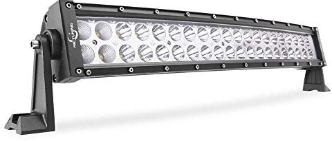 MICTUNING Curved LED Light Bar-120W-22 Inch LED Driving Light Bar-Waterproof Flood Spot Combo Beam Work Lamp For Jeep,SUV,RZR,ATV,Truck,Car and Boat Led Light Bar