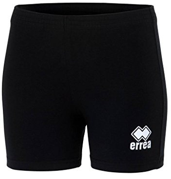 Errea Volleyball Short de Sport Femme, Noir, XL