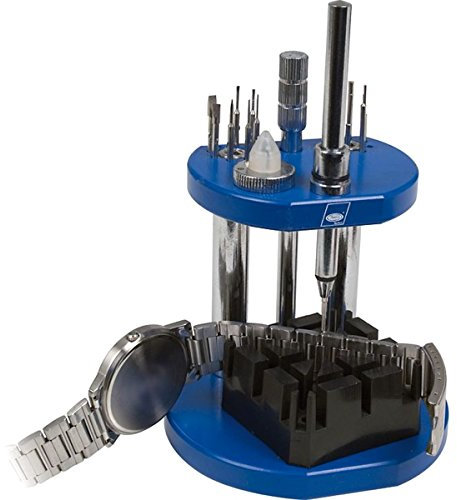 Beco Technic Rollenbandkürzer STIFT-FIX mit Zubehör - Uhrenwerkzeug zum Kürzen von Uhrenarmbändern aus Metall