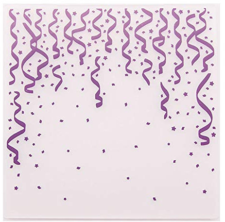 arriettycraft Ribbon Party Hintergrund Kunststoff Prägeschablonen für DIY Kartenherstellung Dekoration Schablone Scrapbooking Werkzeuge