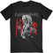 Iron Maiden T Shirt Killers Eddie Large Graphic Distressed Official Mens M Black